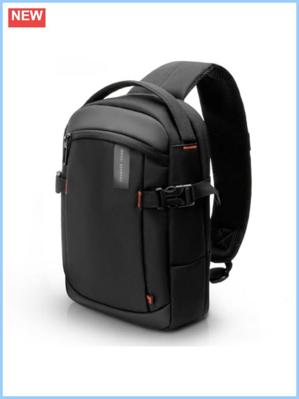Water Resistant Crossbody Sling Bag Backpack Adjustable Strap Unisex Travel